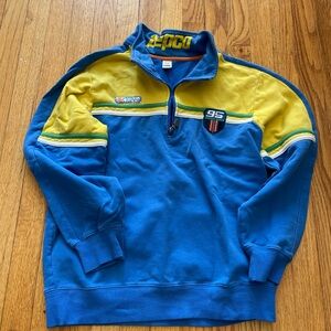 Blue and Yellow Racing Sweatshirt